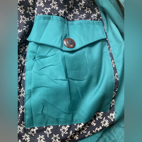 Vintage Bogner Women’s Ski Jacket Size 12 Green Embroidered Hooded Multi-Pocket - Picture 12 of 14